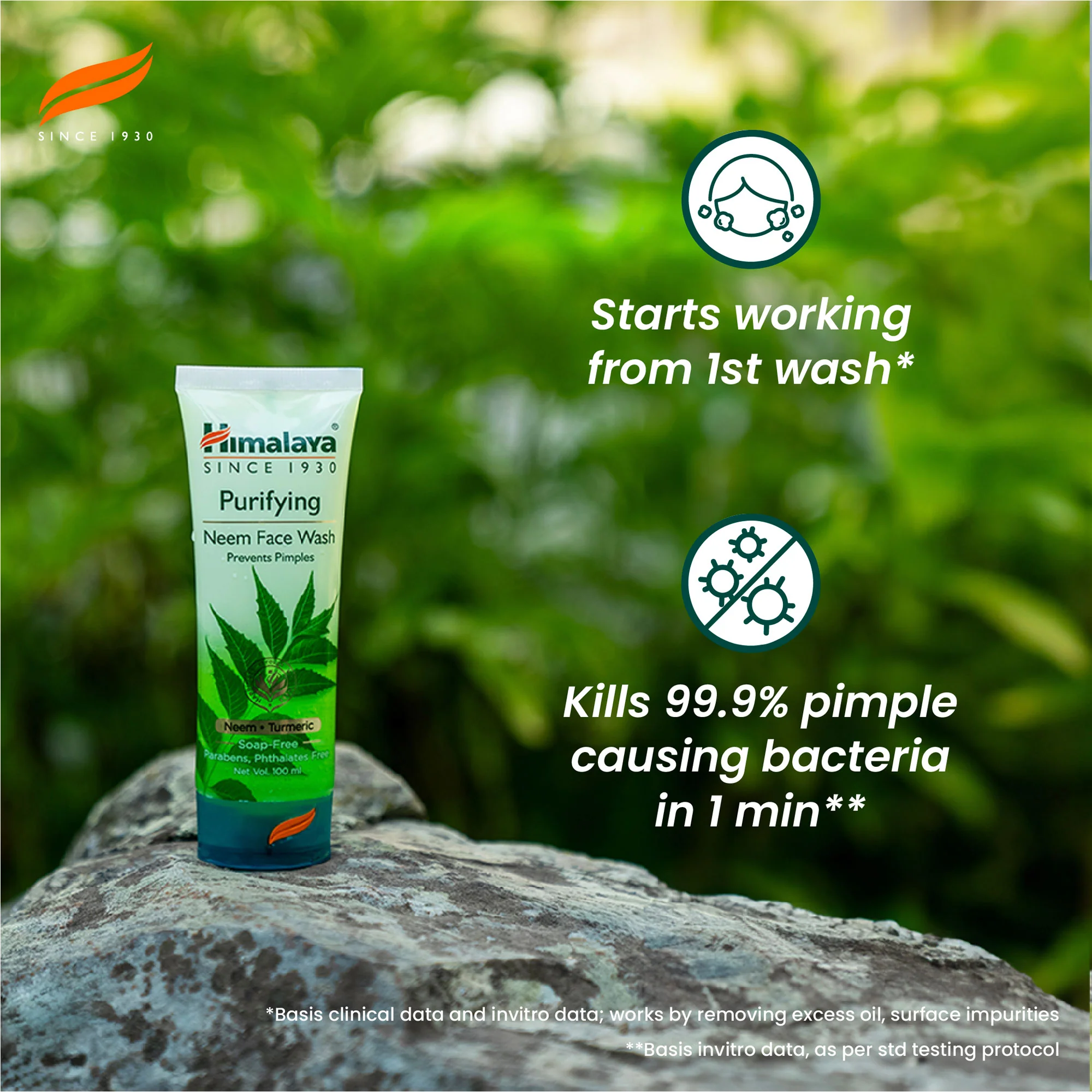 HIMALAYA NEEM | PREVENTS PIMPLE | TURMERIC | ANTI BACTERIAL Face Wash